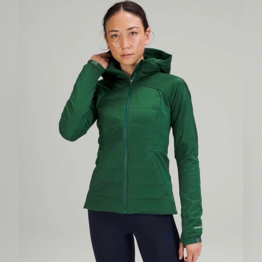 LULULEMON PUFFER DOWN FOR IT ALL JACKET Green size 2
